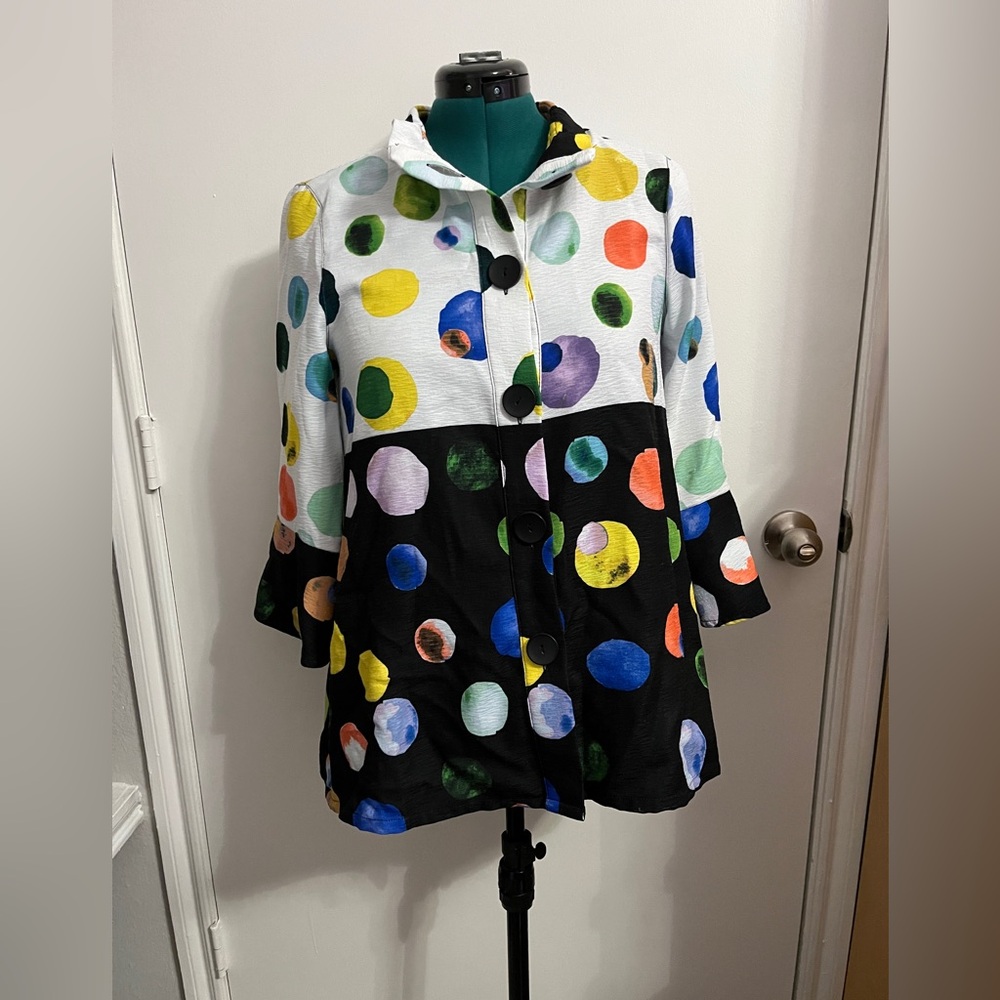 Colorful Oversized Size small Ali Miles Button Up